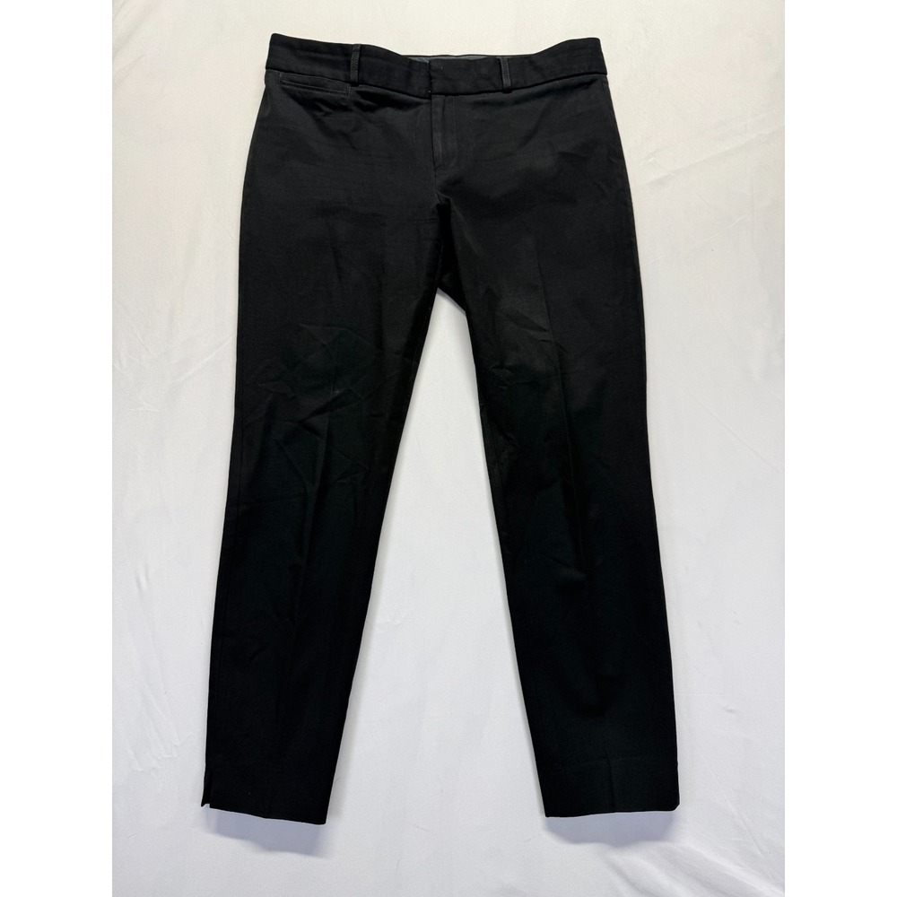 Banana Republic Sloan Dress Pants Womens 6 Black Business Mid Rise Skinny Leg